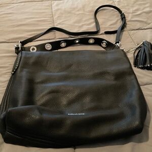 Michael Kors Black Hobo Bag with tassel